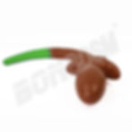 Thumbnail: Silicone Dog Tail Butt Plug - Two-Color Design with 11 Tail-Tip Colors
