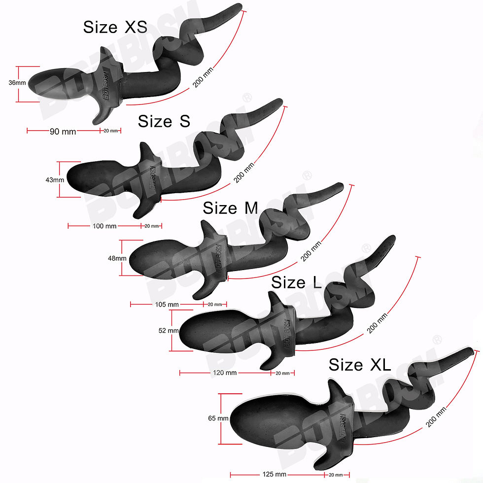 Thumbnail: Pig Tail Butt Plug for BDSM Piggy Play, Premium Silicone Buttplug