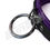 Thumbnail: Bondage Restraint Collar, Two-color soft padded genuine leather locking O-ring c