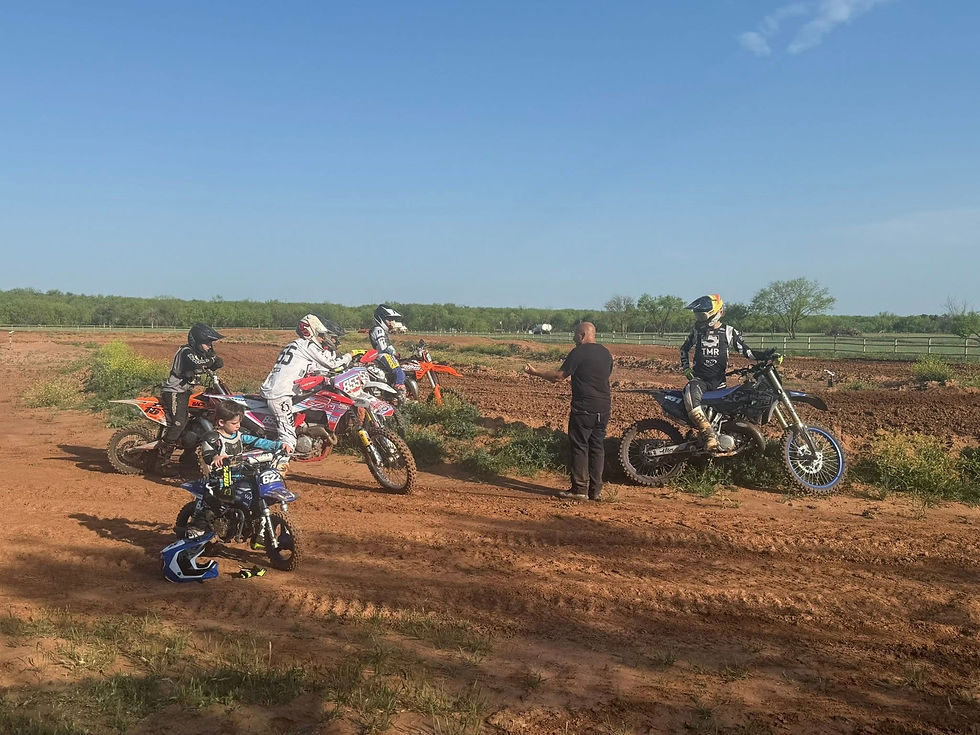 Weekly coaching at either Andrews MX, Fort Phantom MX or TNT Raceway!