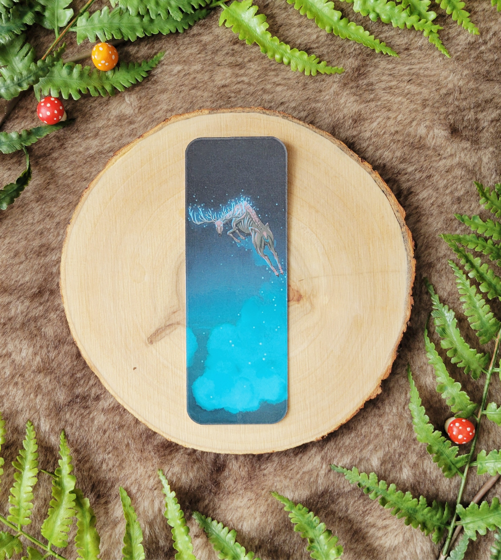 Spooky Deer Bookmark