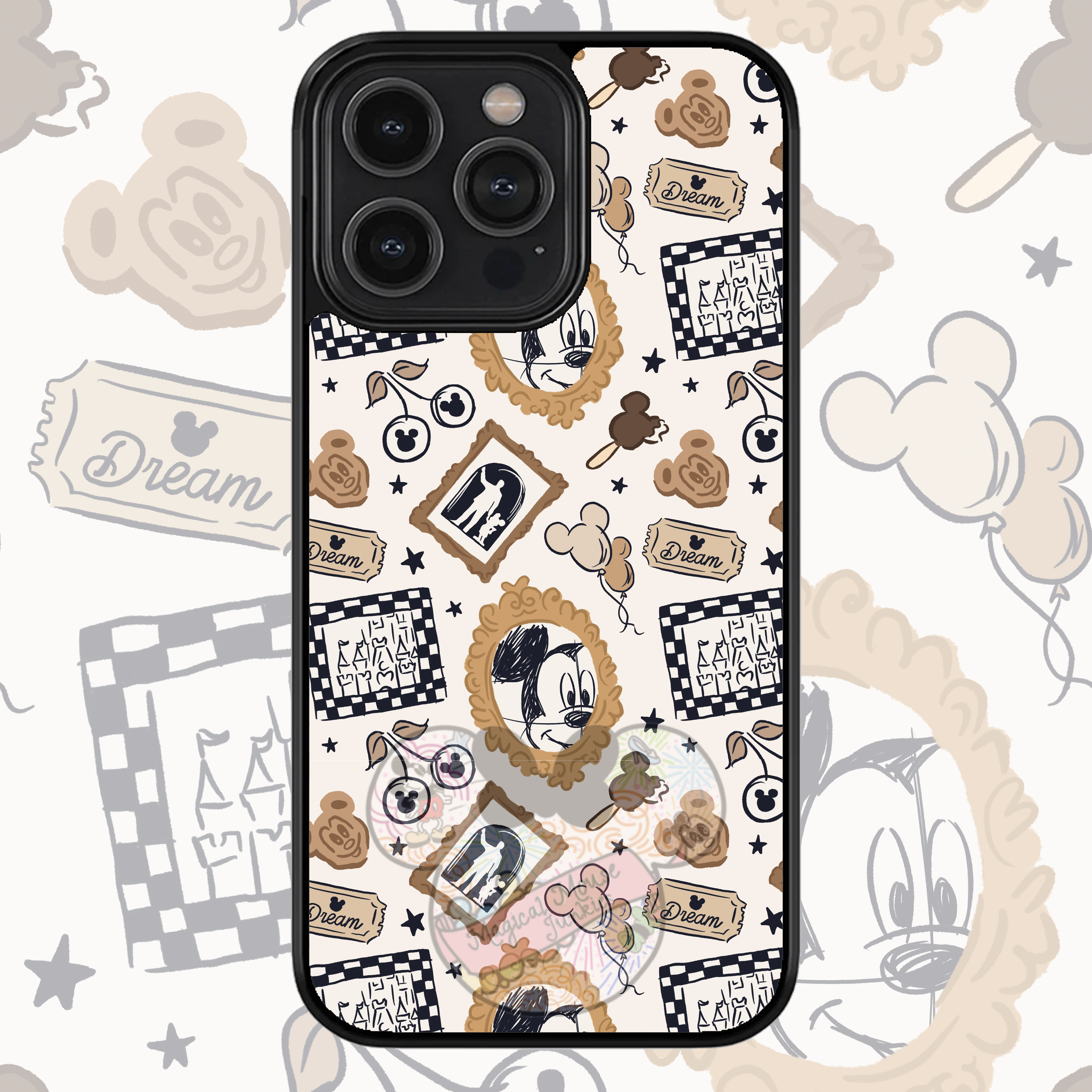 Neutural mouse icons phone case