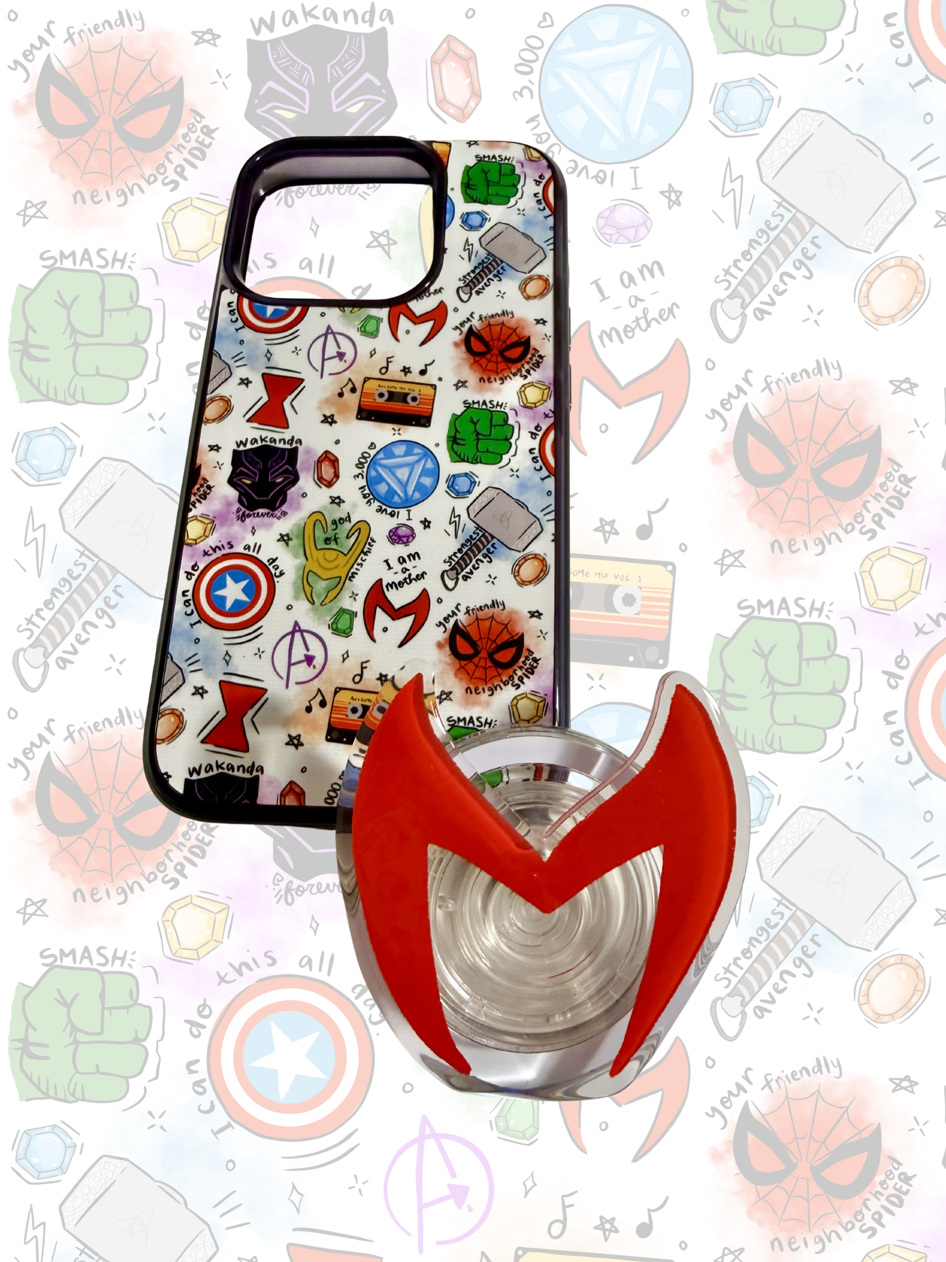 Scarlet Witch phone grip
