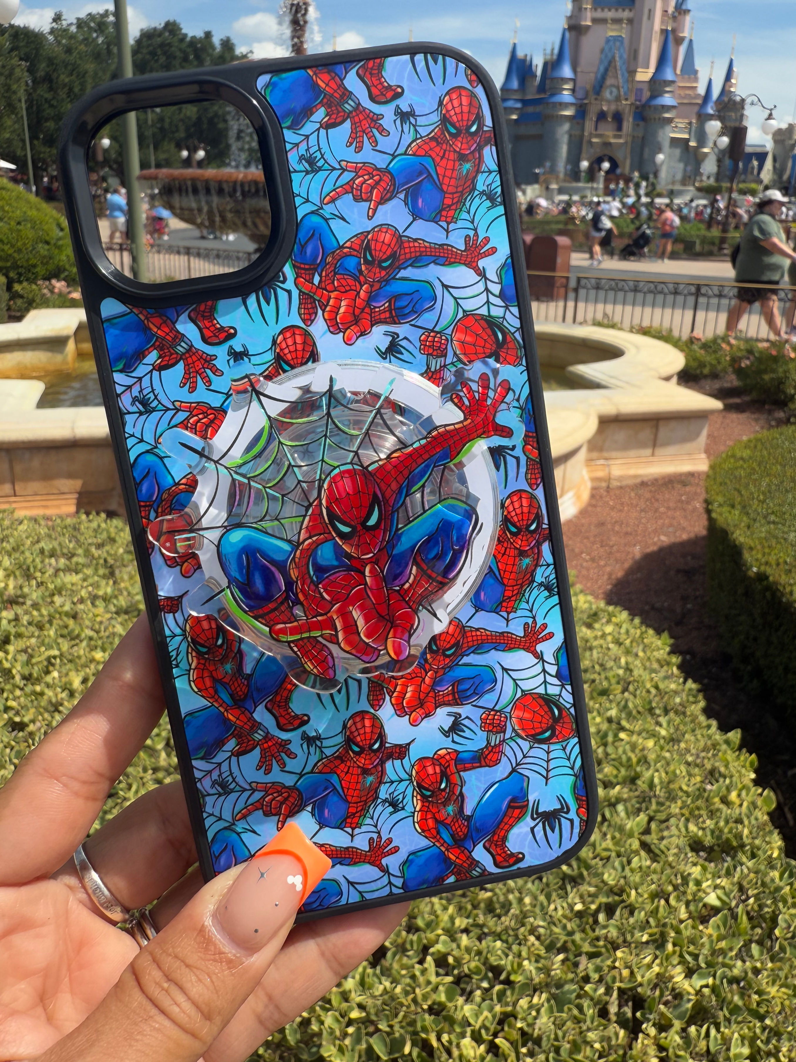 Web slinger phone grip