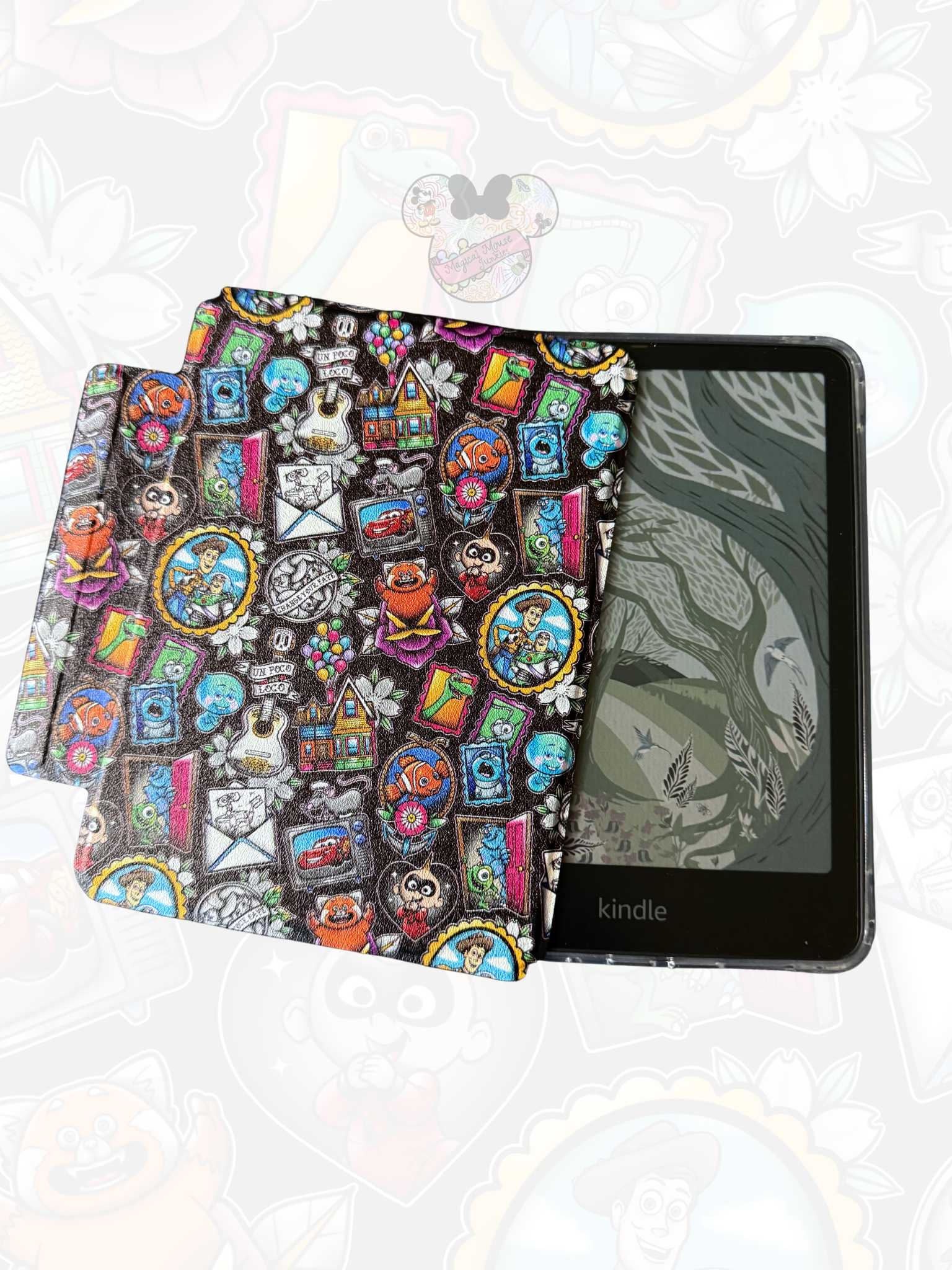 Character Tattoos Magnetic E-Reader Cover
