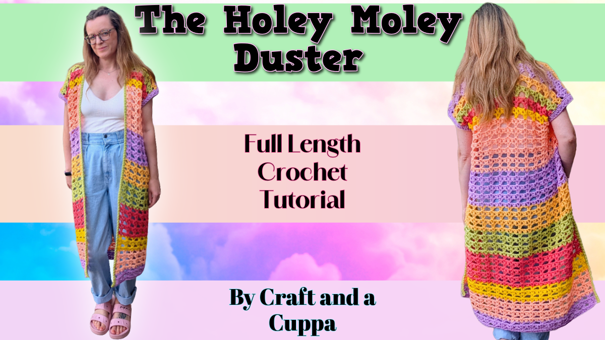 Video tutorial for crochet shrug