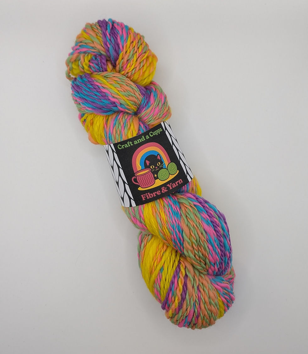 Thumbnail: Jesters Juice Handspun Yarn Aran 98g