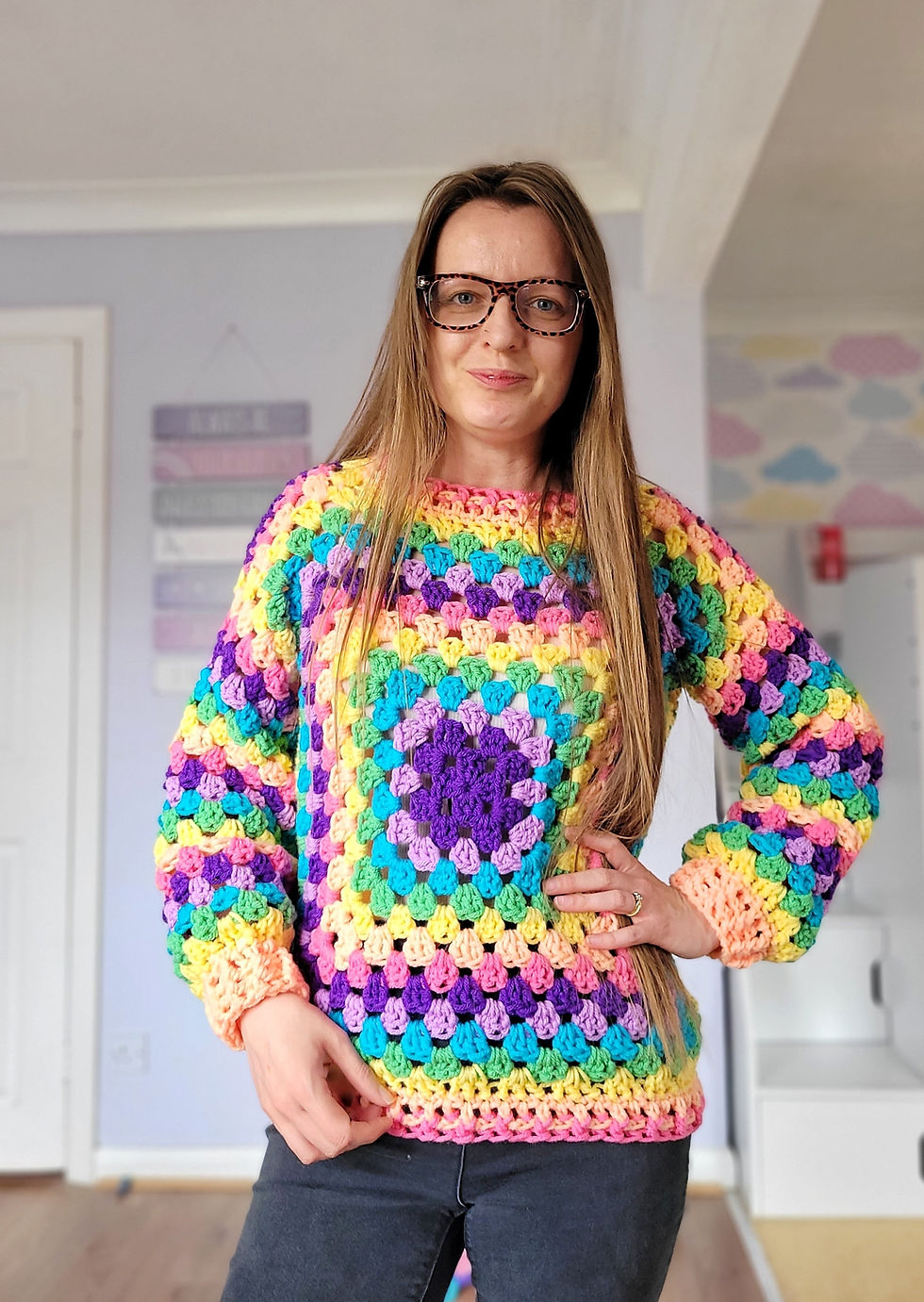 Thumbnail: The Classic Granny Square Sweater/Tee Crochet Pattern