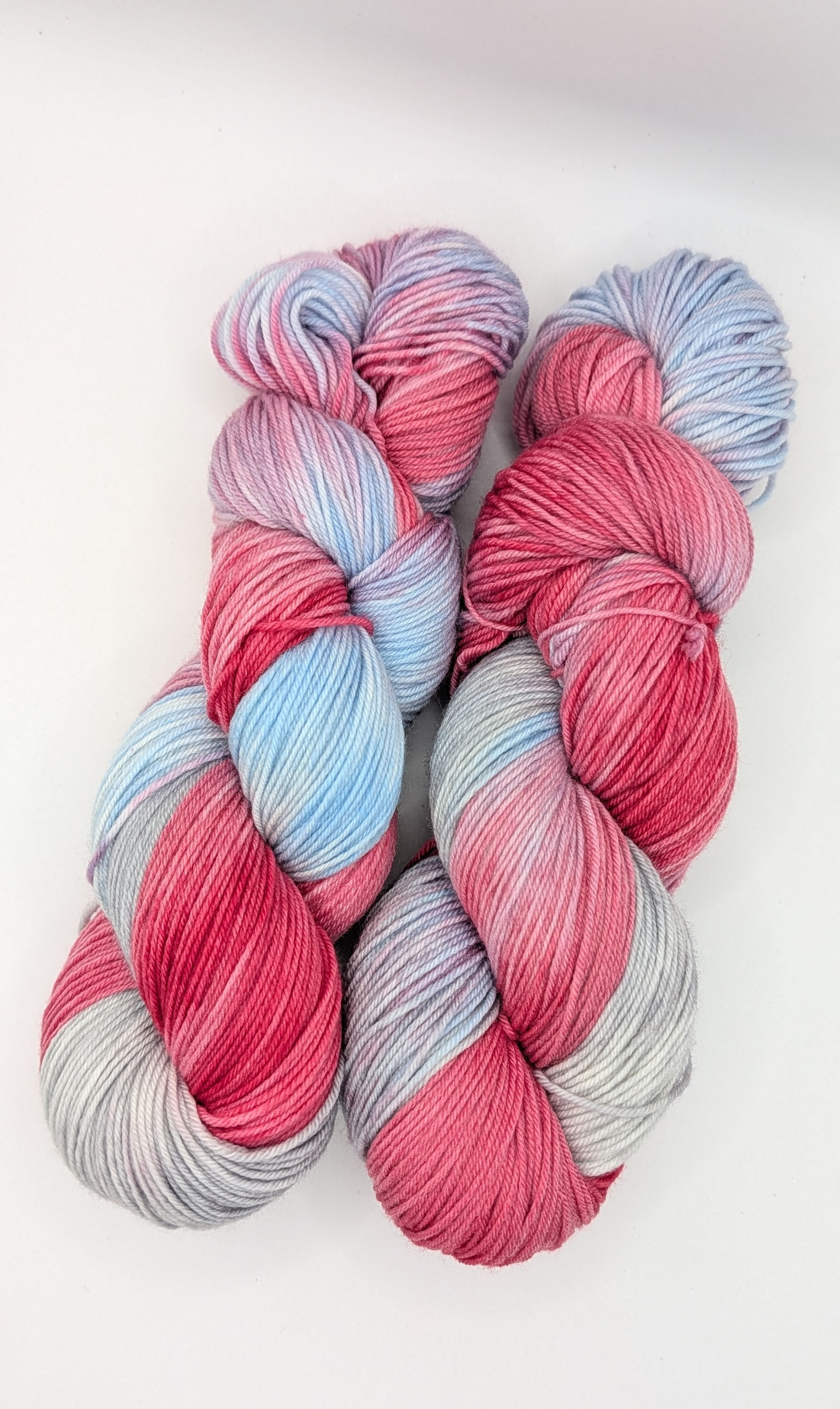 Cherry Soda Clouds 4ply 75% Superwash Merino 25% Nylon