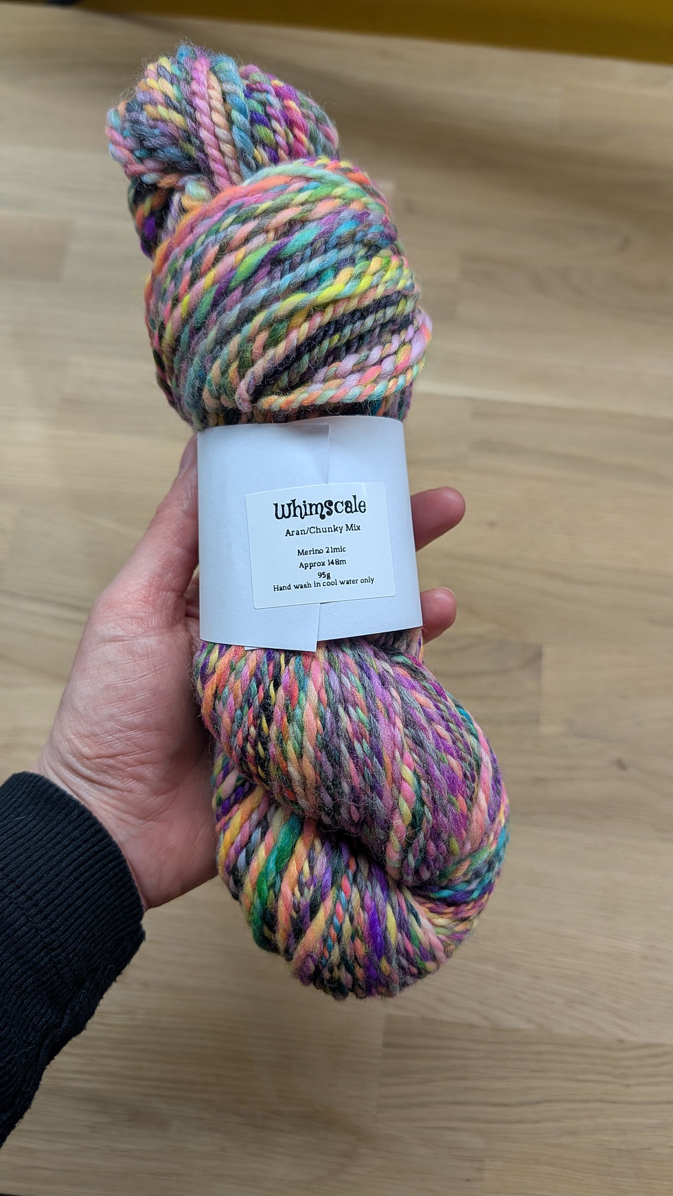 Thumbnail: Whimscale Handspun Yarn Chunky Mix 95g