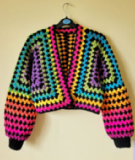 The Granny Hexagon Cardigan Crochet Pattern