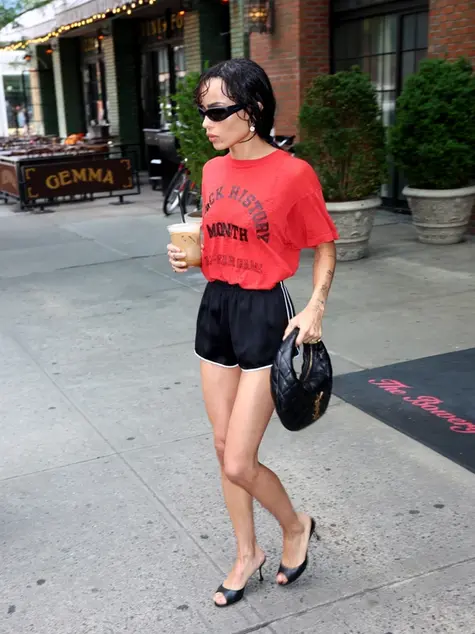 This summer, athletic shorts aren’t just part of your lazy Sunday fit—they’re getting the heel treatment. 