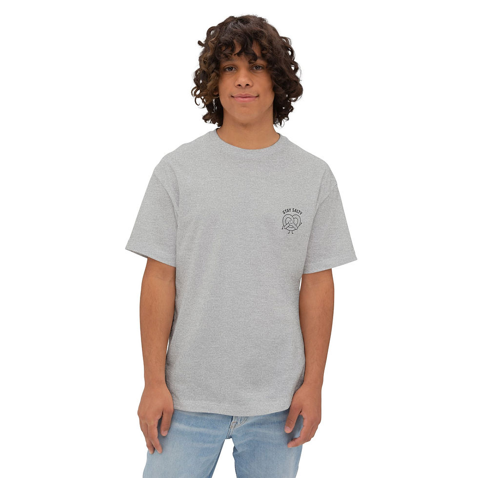 Thumbnail: Oversized Boxy Tee | Stay Salty Graphic T-Shirt, Casual Wear, Relaxed Fit Tee