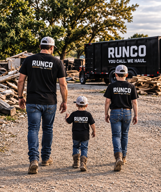 Runco team providing junk removal in Central Texas