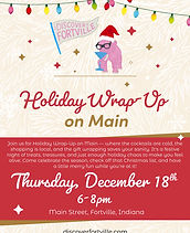 Holiday Wrap Up Event on Main Street