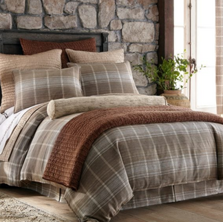 Bed with pillows