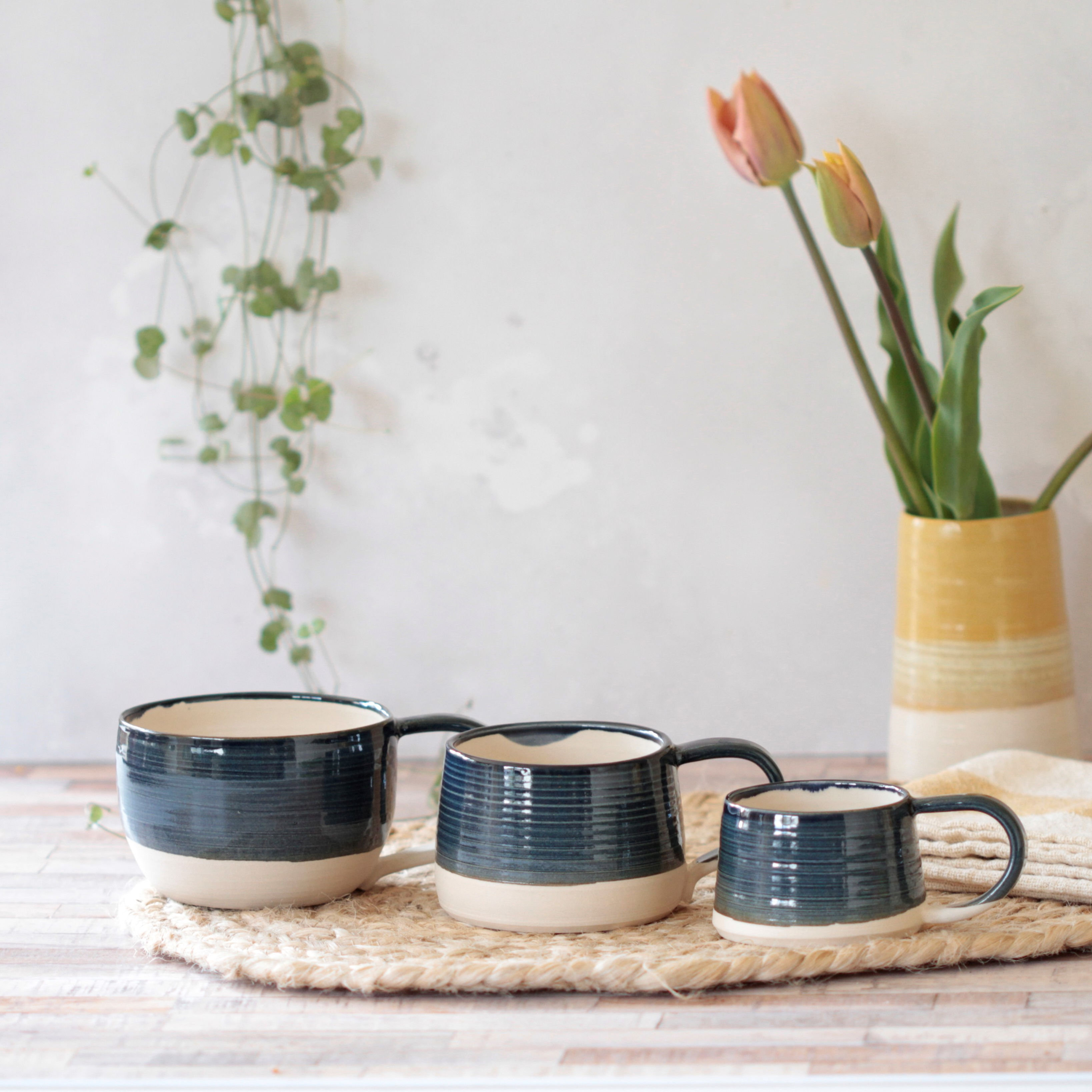 Medium stoneware mug - various colours