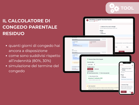 Calcolatore congedo parentale residuo