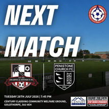 Up Next v Dearne & District ( Away) - Tues 28th July KO 7.45pm