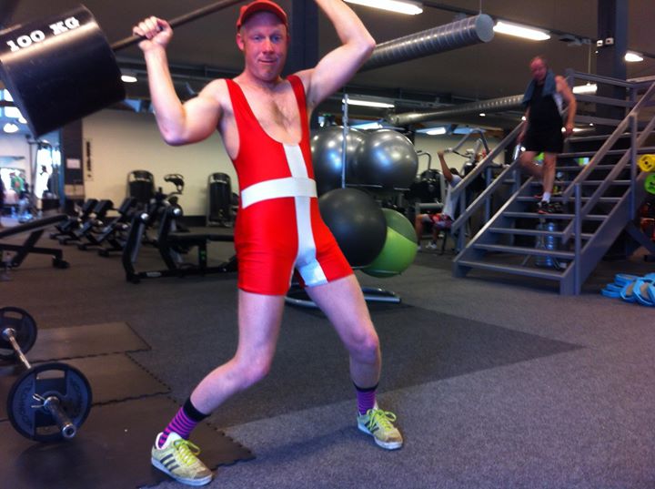 Sjove indslag i fitnesscenter.