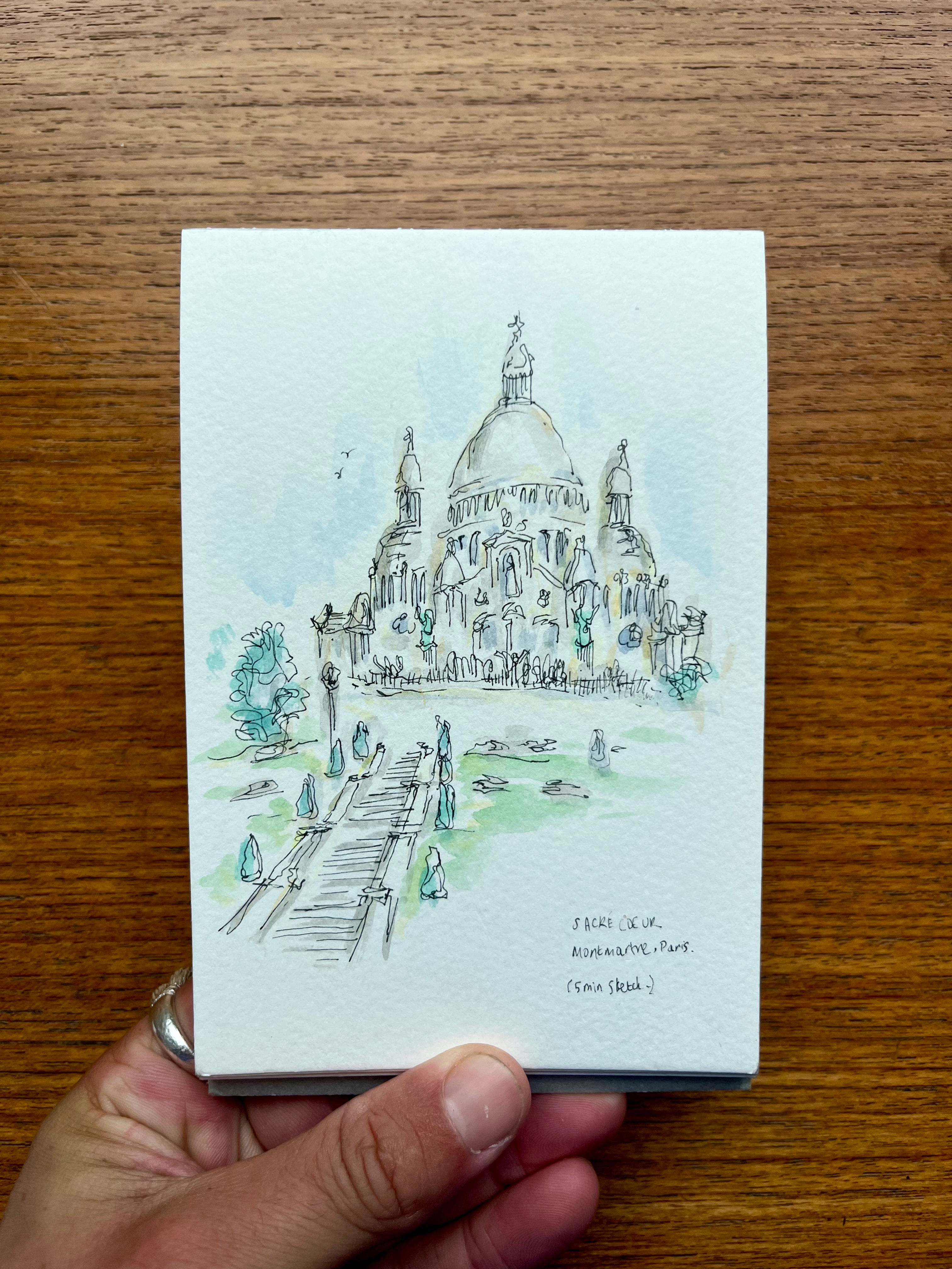 Paris, France - original watercolour minis