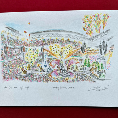 Taylor Swift, The Eras Tour (concert) - original | Chris Lloyd Art