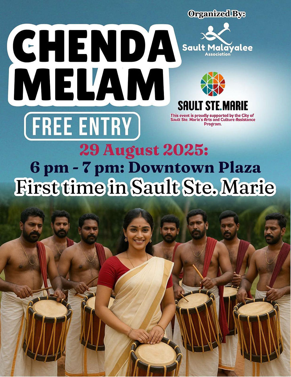 Chenda Malam: Organized by the Sault Malayalee Association