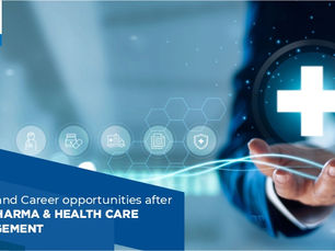 Scope and Career Opportunities After MBA Pharma & Health Care Management