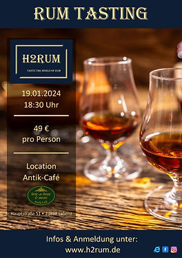 RUM TASTING Antik-Café