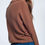 Thumbnail: Brown turtleneck sweater on model