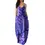 Thumbnail: Woman's purple floral maxi dress with pockets
