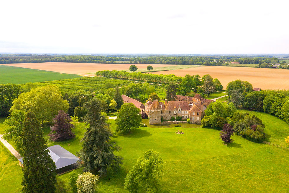 Le domaine vu du ciel