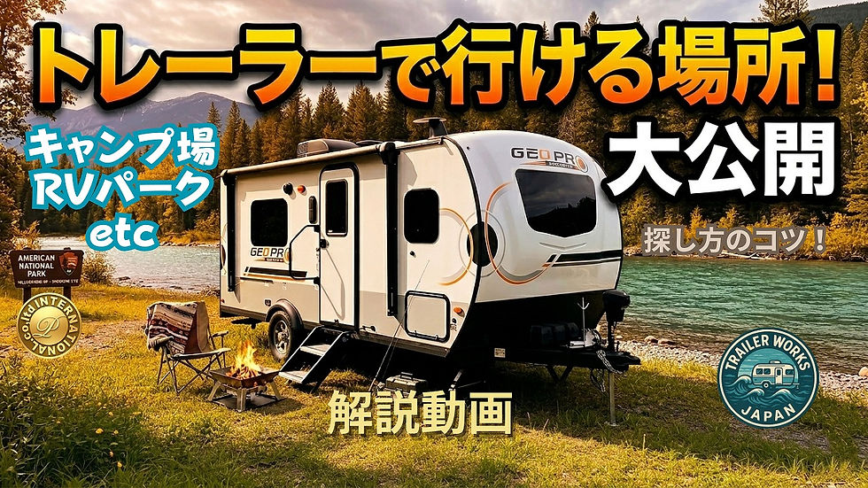 トレーラーはプチ別荘