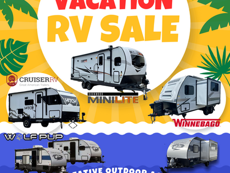 サマーバケーションRVセール開催のお知らせ