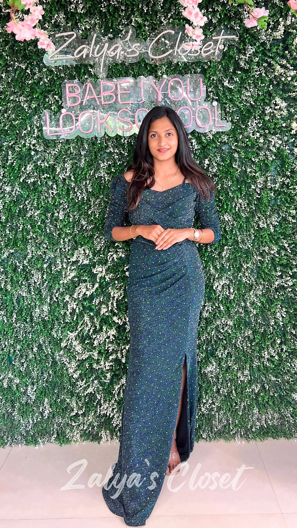 Thumbnail: Sweet Heart Neck Full Length Party Wear