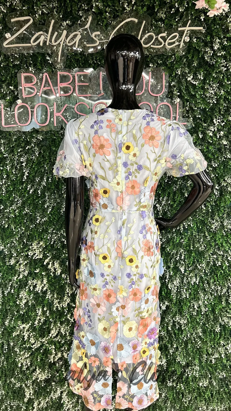 Thumbnail: Imported Flower Design Dress