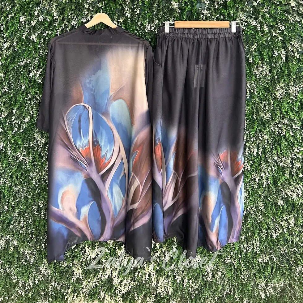 Thumbnail: Imported Plus Size Printed Co-ord Set