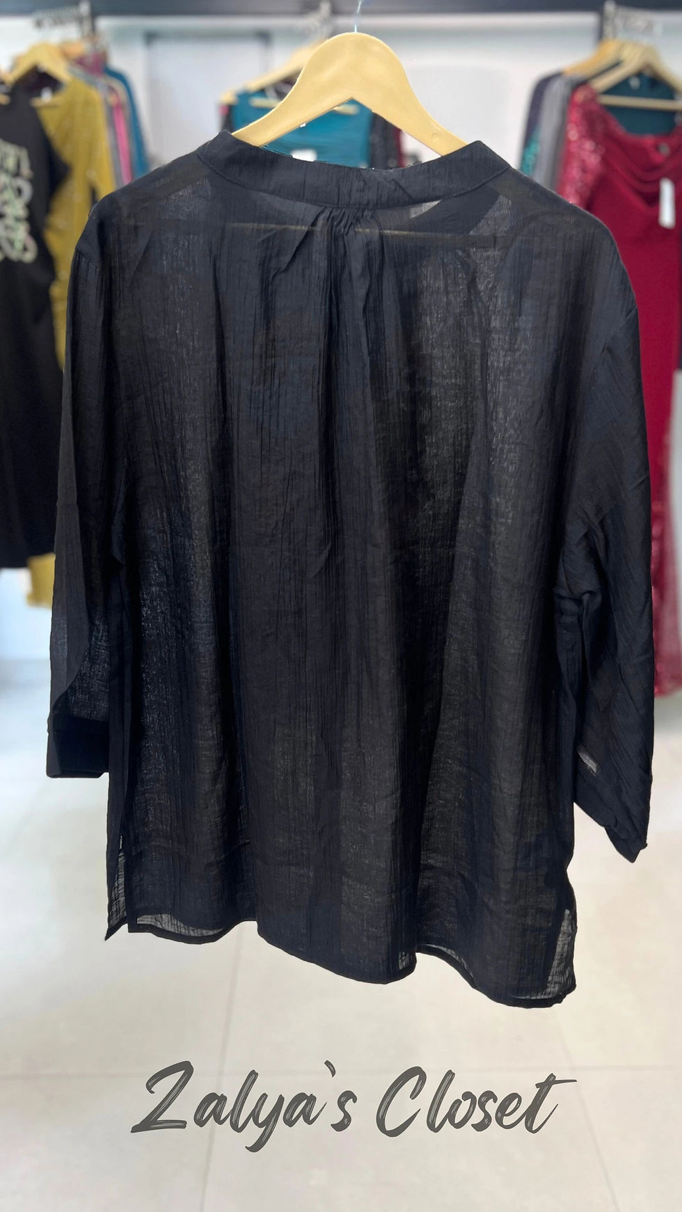 Thumbnail: Embroidered Tops Plus Size