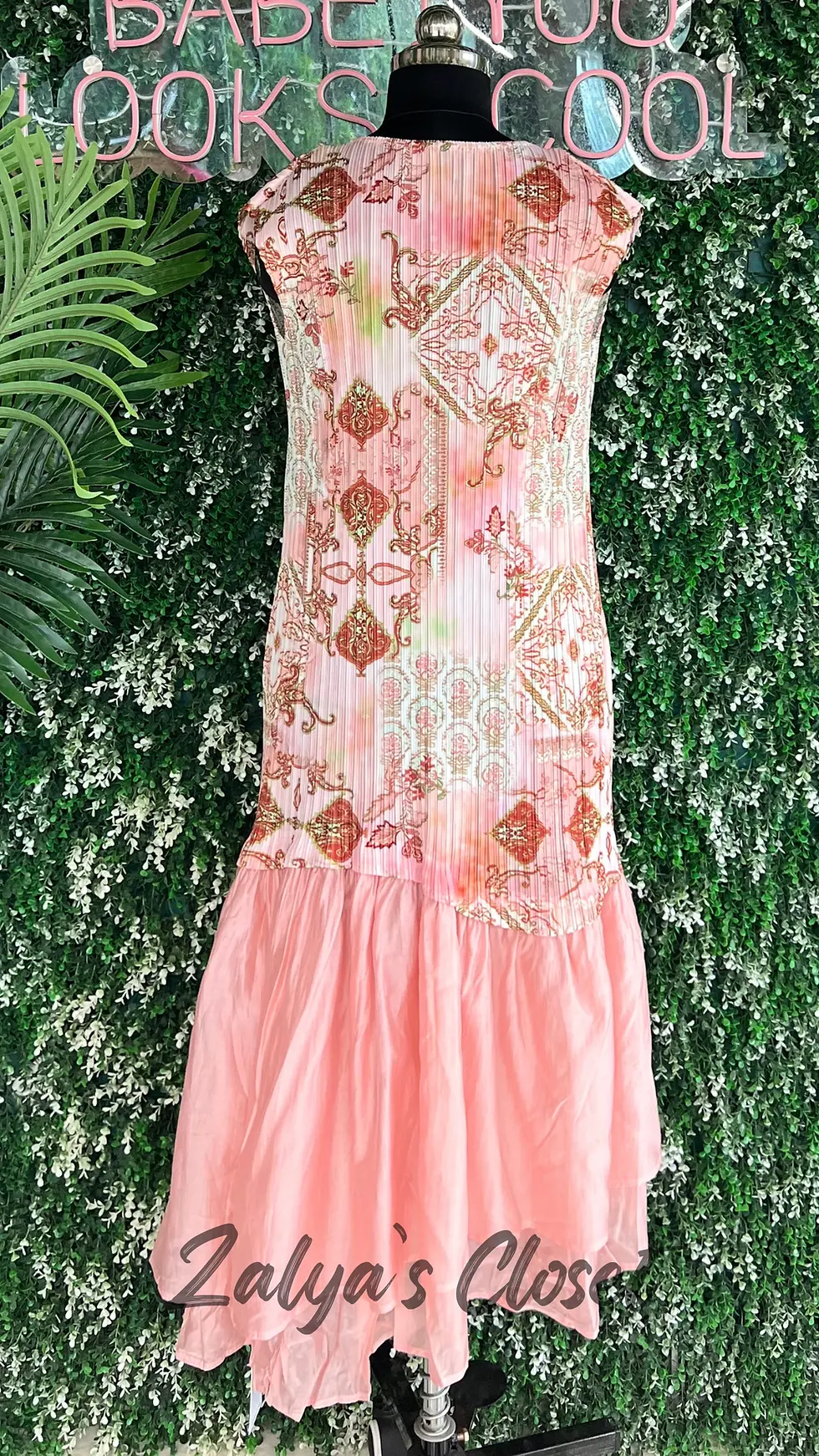 Thumbnail: Imported Half Printed Dress