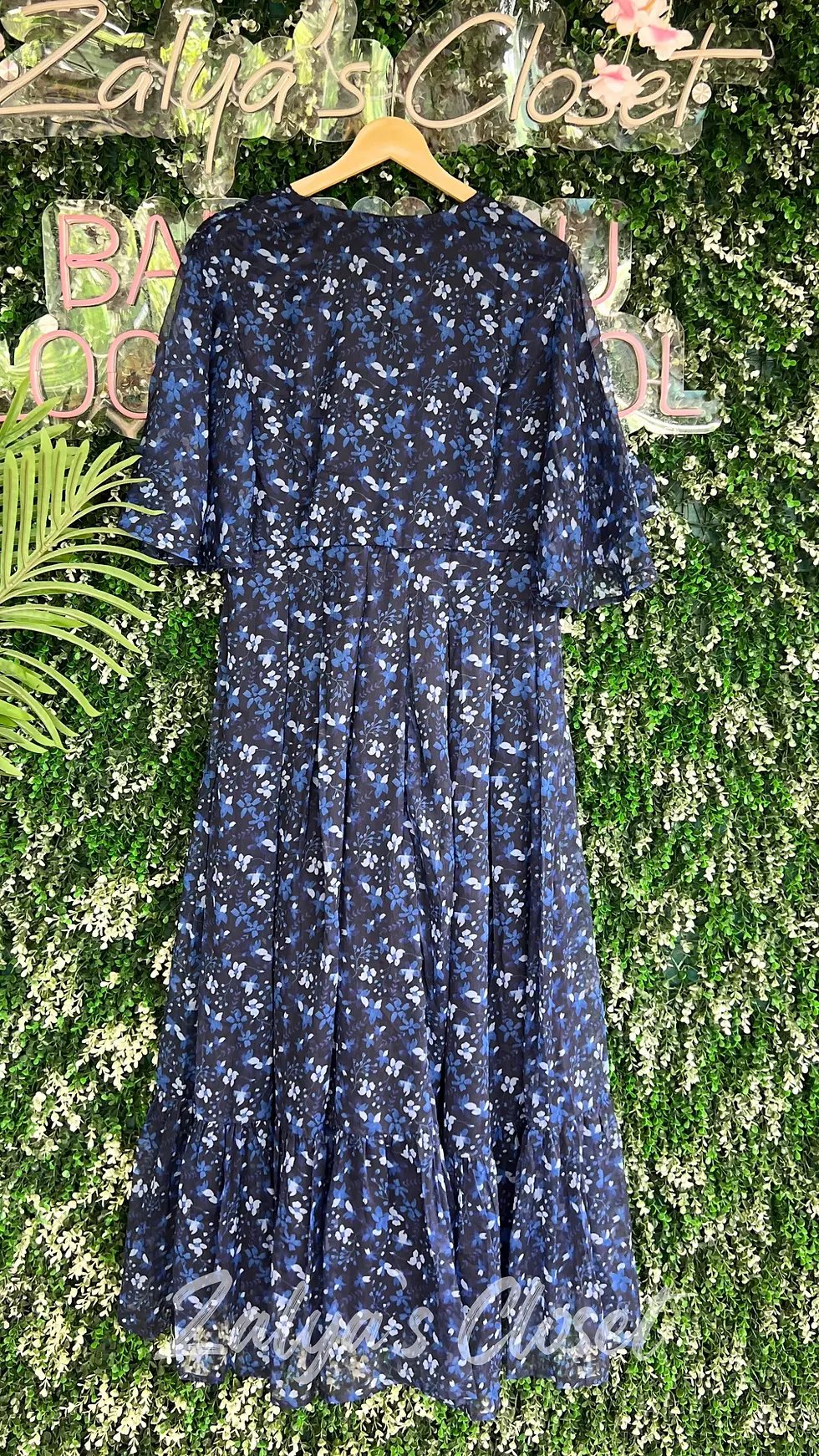 Thumbnail: Navv Floral Print Tiered Maxi Dress 