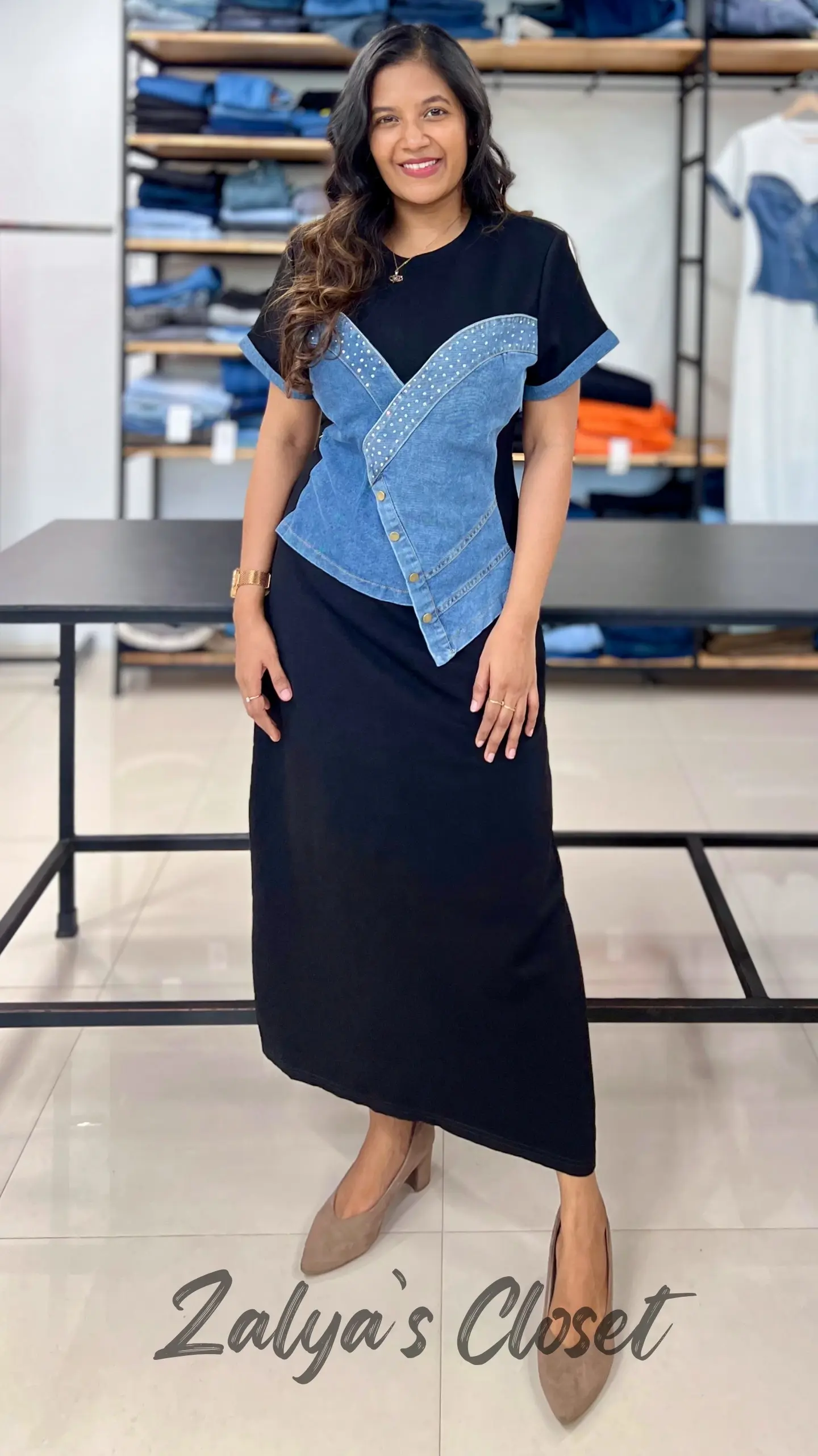 Imported Denim Dress