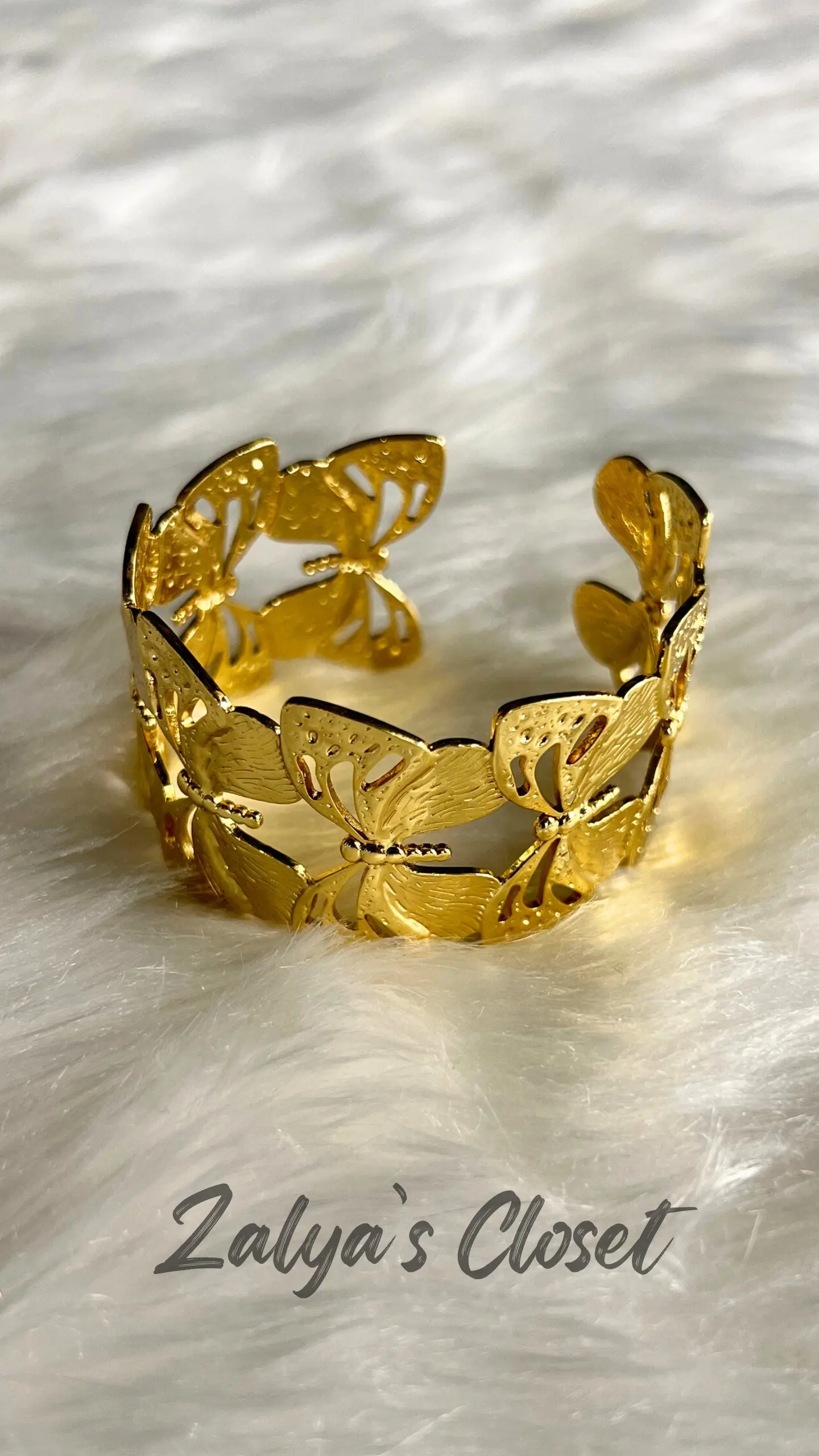 Non Anti Tarnish Imported Big Butterfly Bracelet