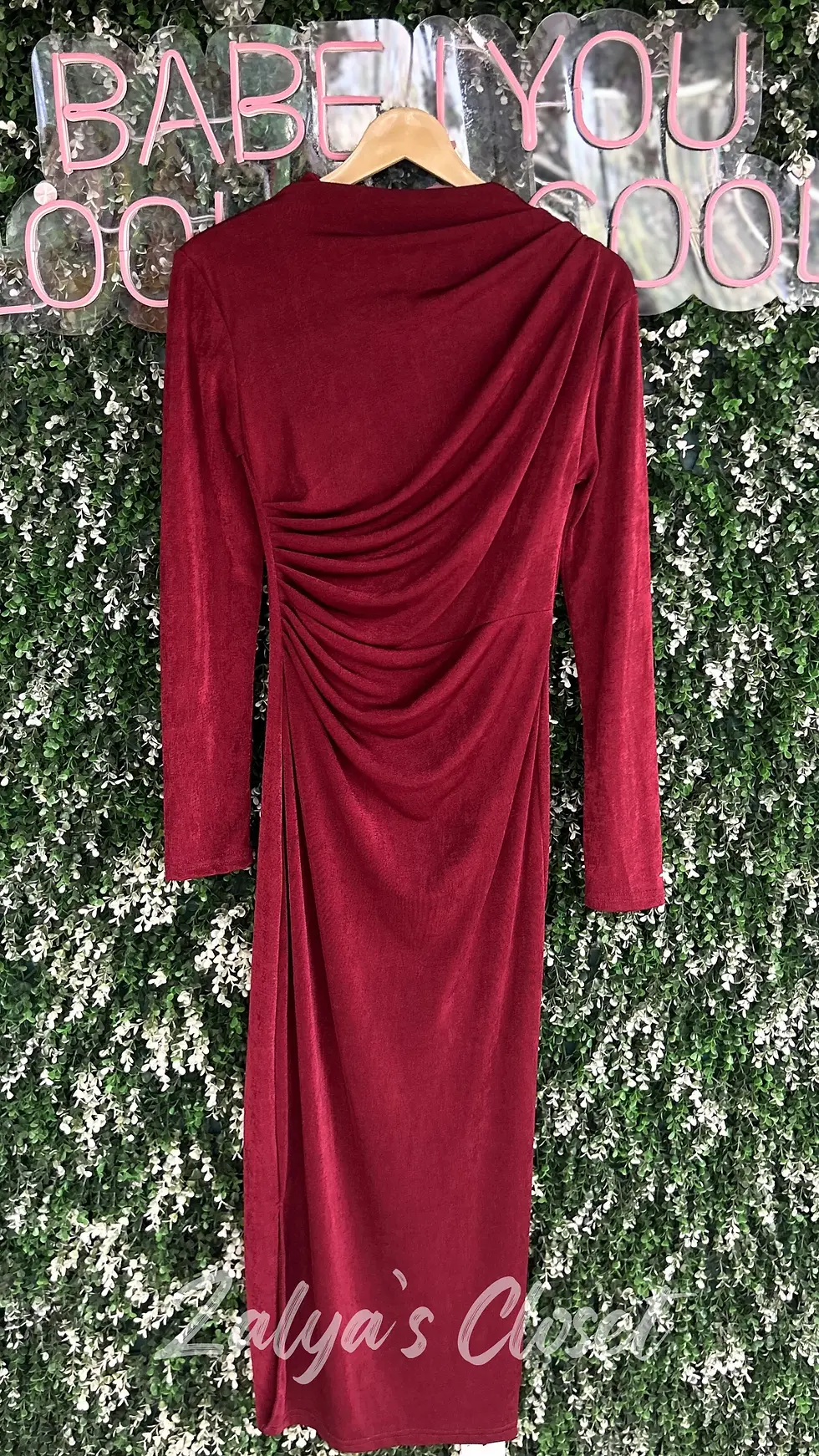 Thumbnail: Pink/red Imported Bodycon Dress 