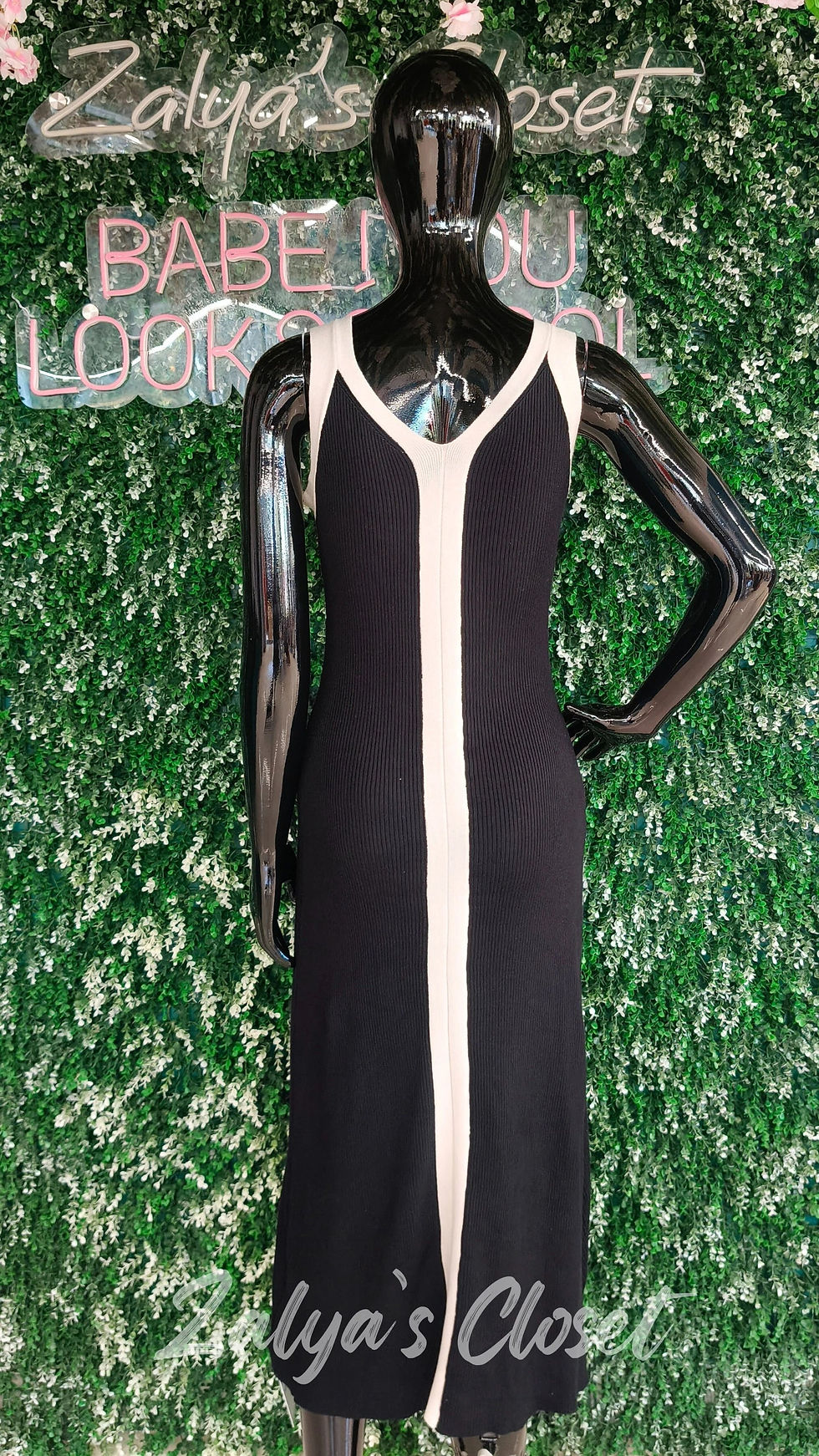 Thumbnail: Imported Long Bodycon Sleeveless Dress