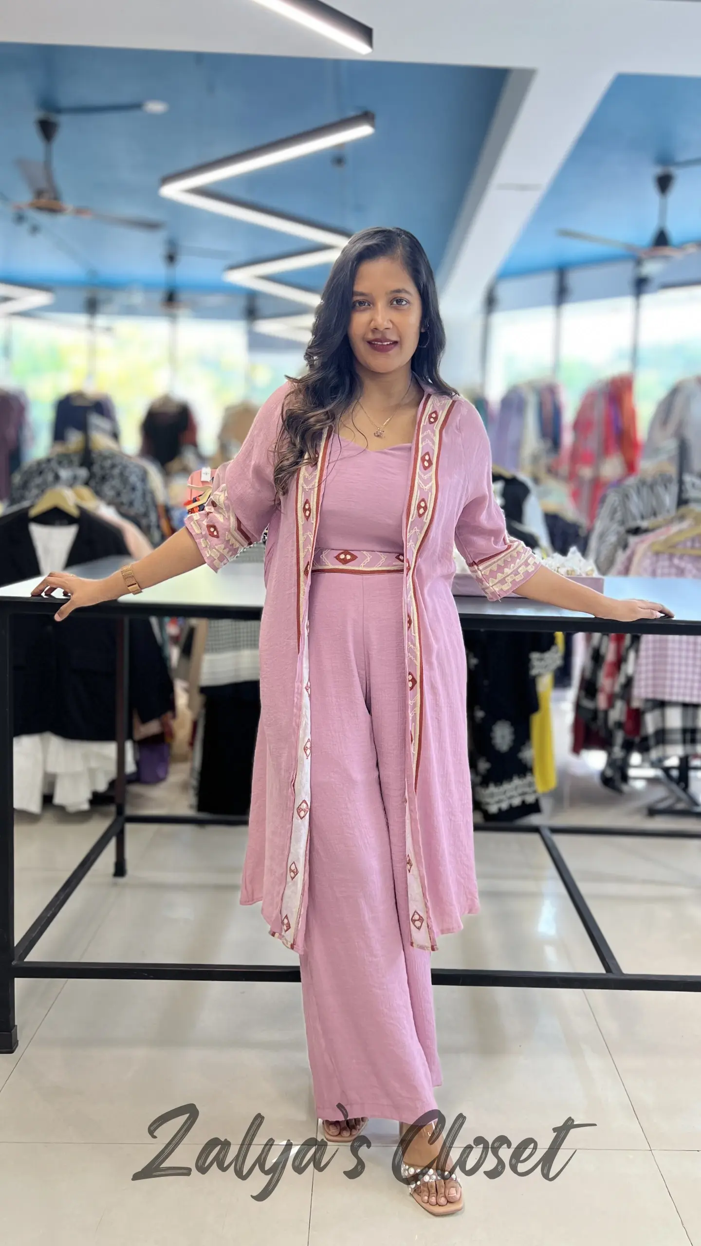 3pcs Long Shrug Co-ord Set