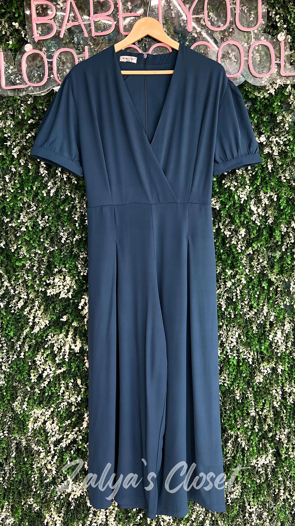 Thumbnail: Solid Jumpsuit with Belt