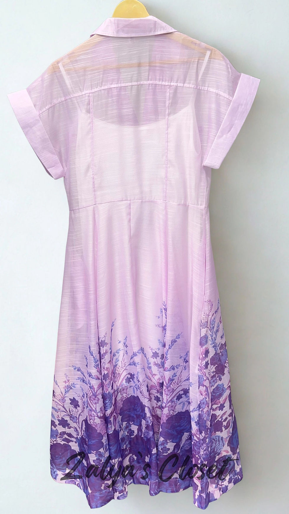 Thumbnail: Imported Printed Dress with Inner and Belt