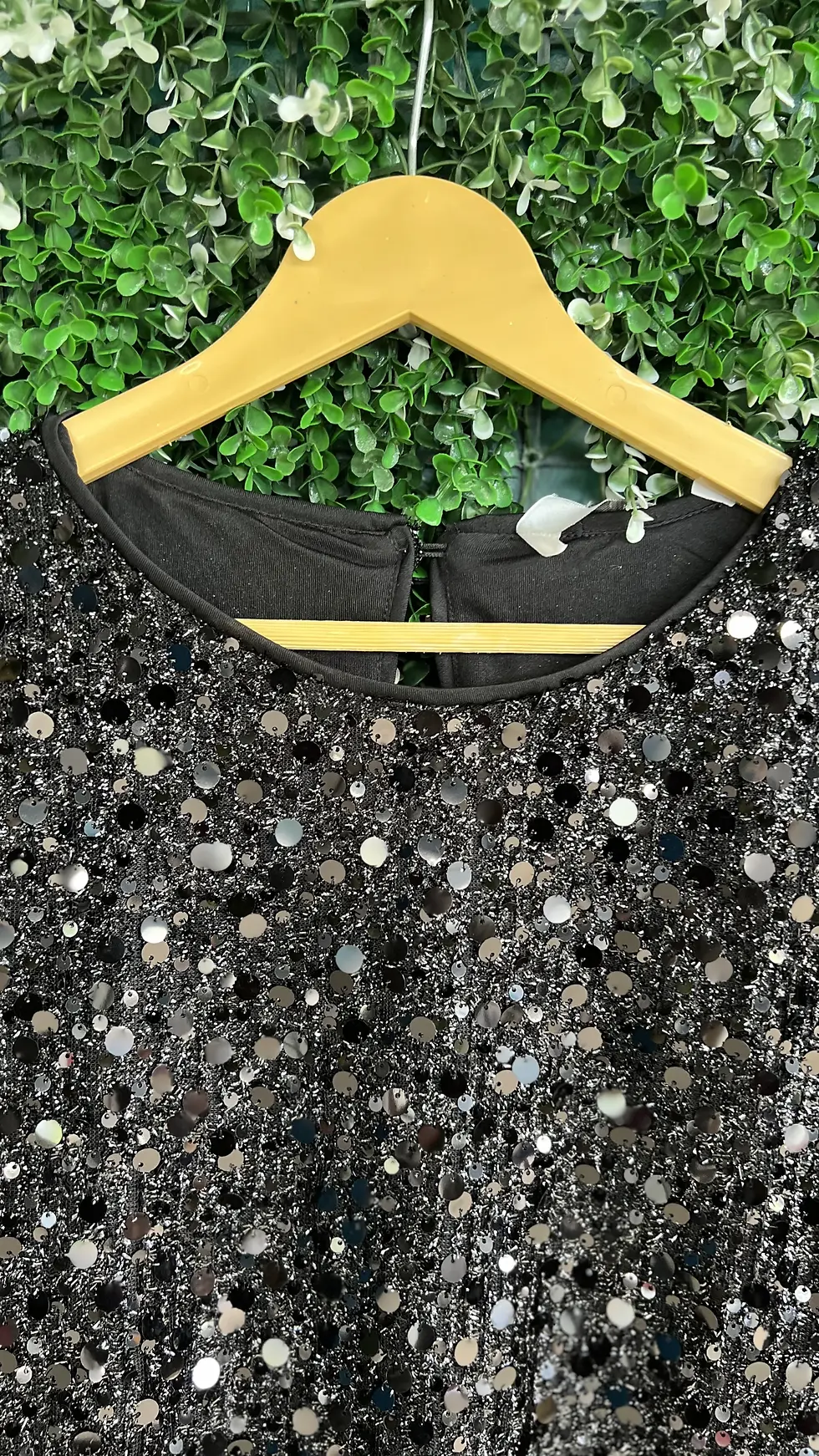 Thumbnail: Black Full Sleeves Sequence Top