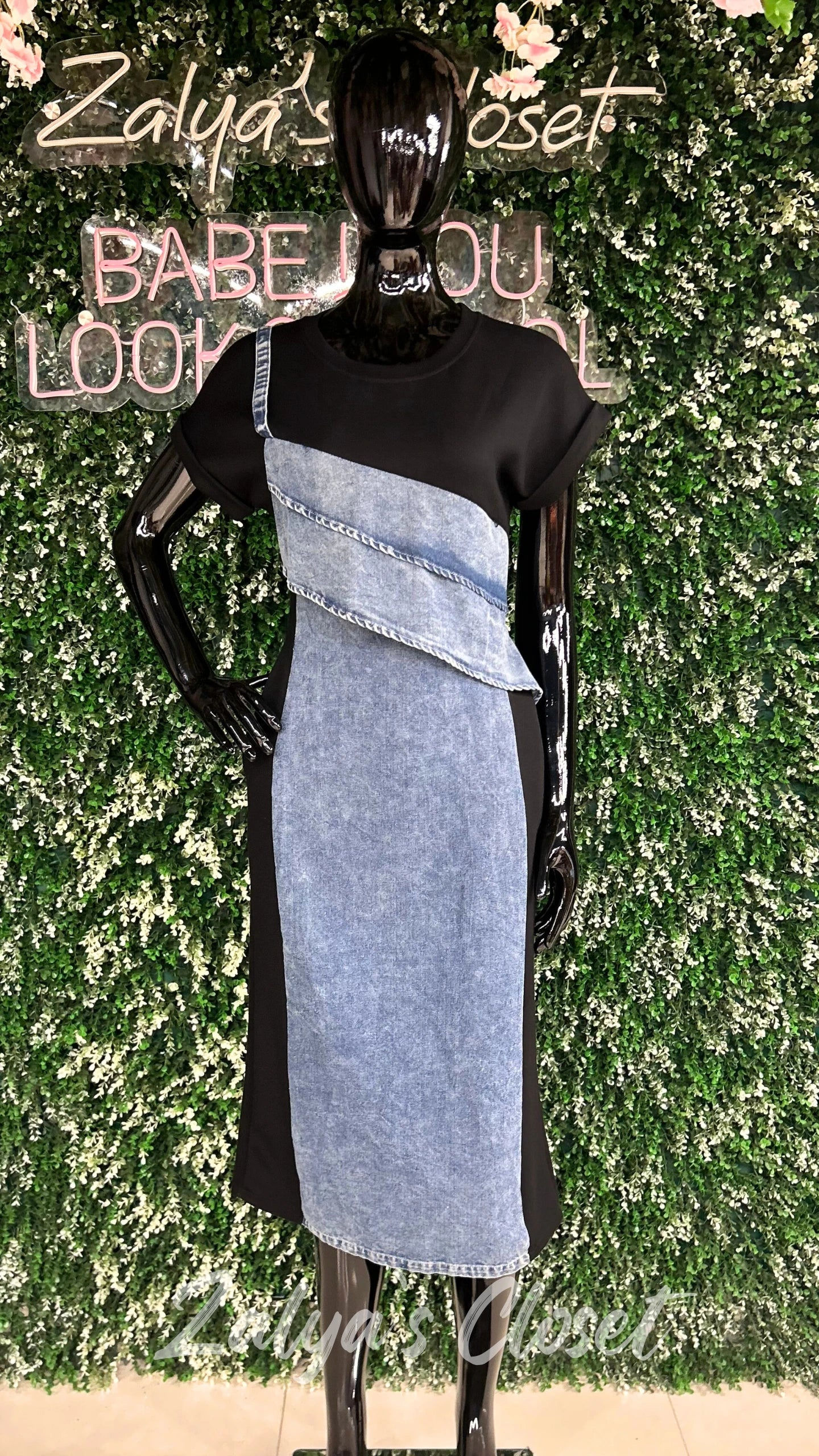 Imported Denim Dress New