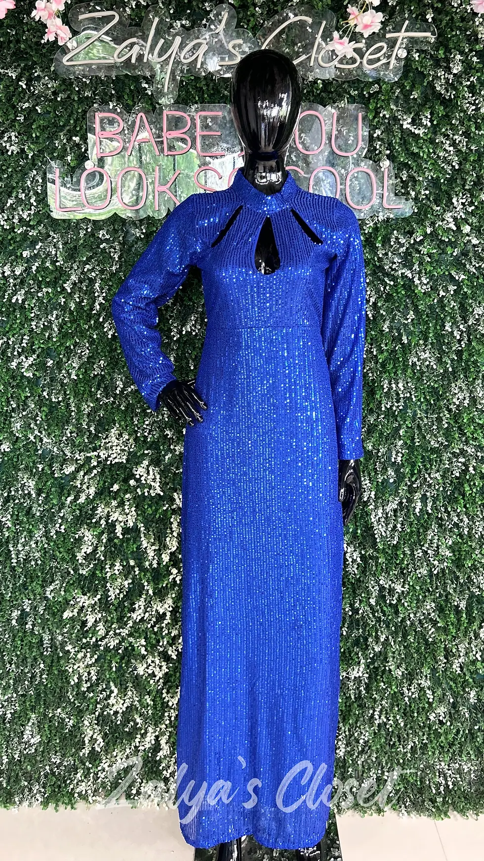 Thumbnail: Imported Long Sequence Party Wear